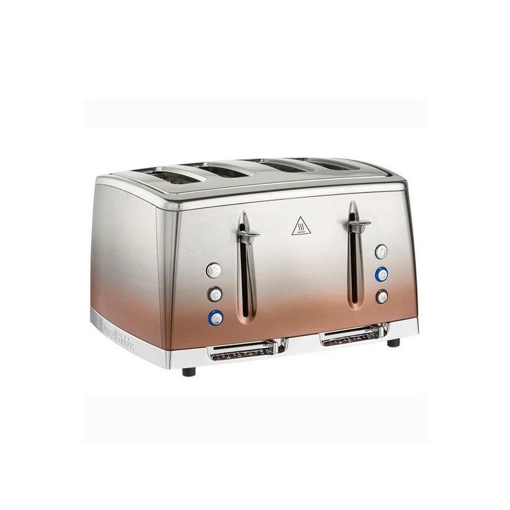 Noel Grimley Electrics Russell Hobbs 25143 Eclipse 4 Slice Toaster Copper Sunset