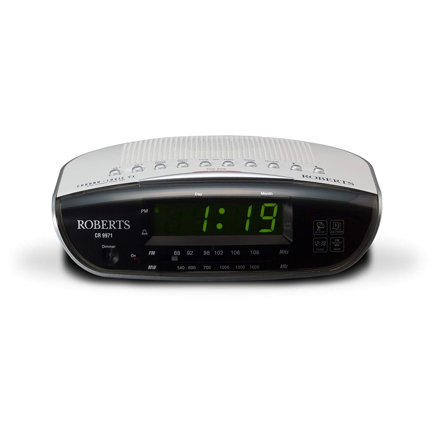 Noel Grimley Electrics Roberts Radio Dual Alarm Clock Radio CR9971