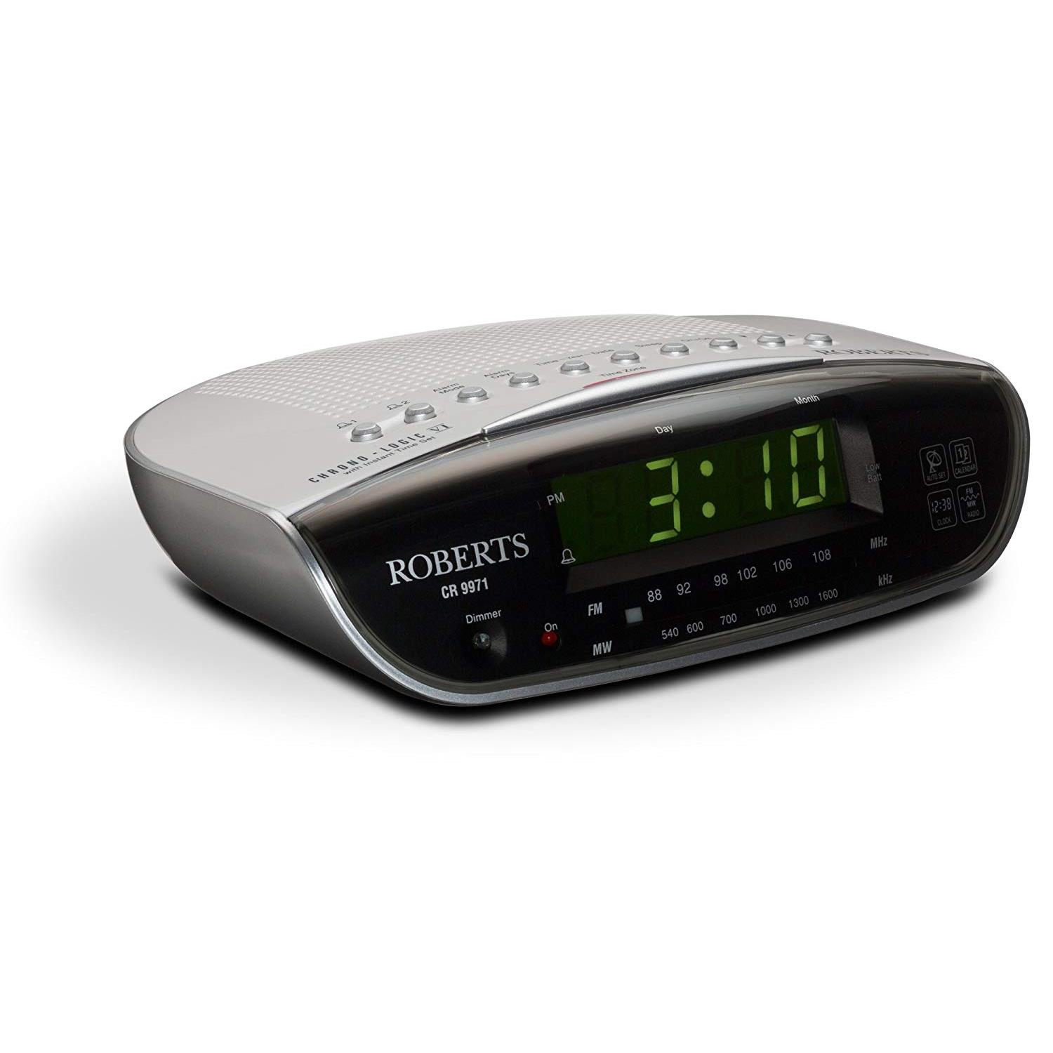 Noel Grimley Electrics Roberts Radio Dual Alarm Clock Radio CR9971