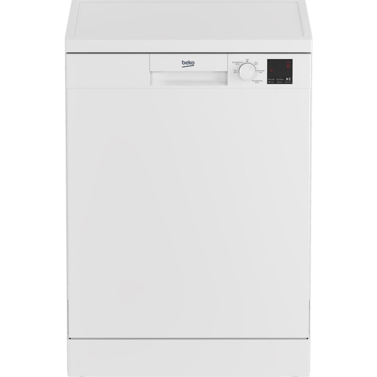 Noel Grimley Electrics - Beko DVN05C20W Full Size Dishwasher White 13 ...