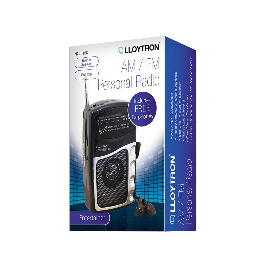 Noel Grimley Electrics - Lloytron Personal Radio N2201BK