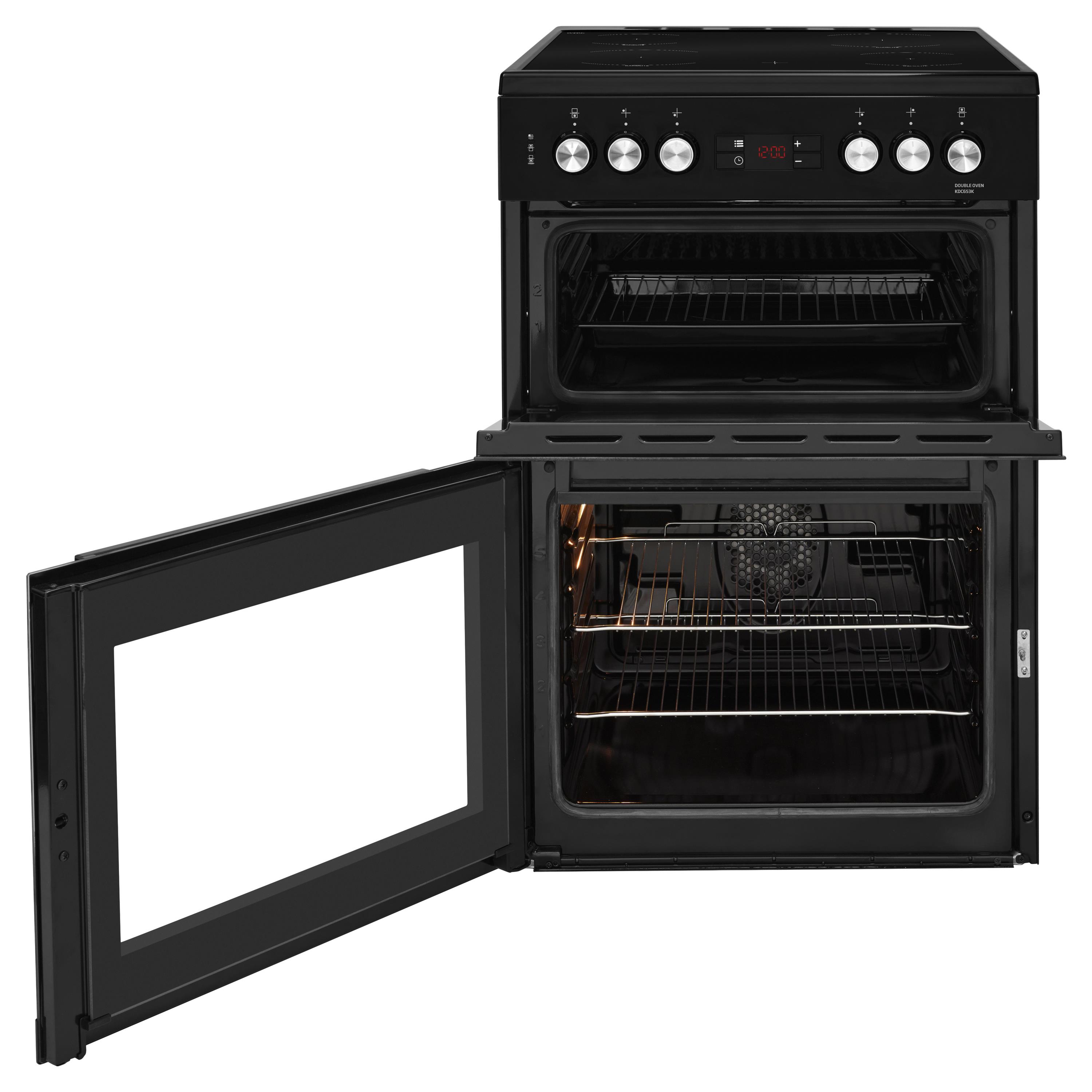 Noel Grimley Electrics Beko 60cm Black Electric Cooker KDC653BK