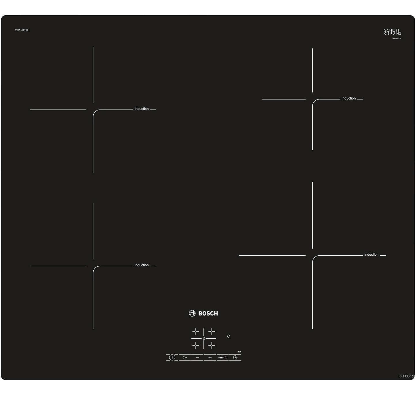 Noel Grimley Electrics Bosch Cm Induction Hob Pue Bf B