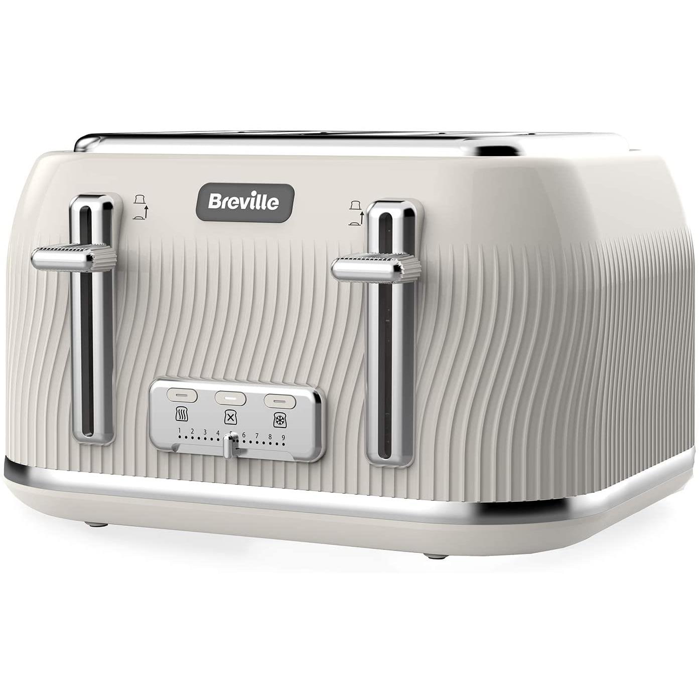 breville flow kettle and 4 slice toaster set