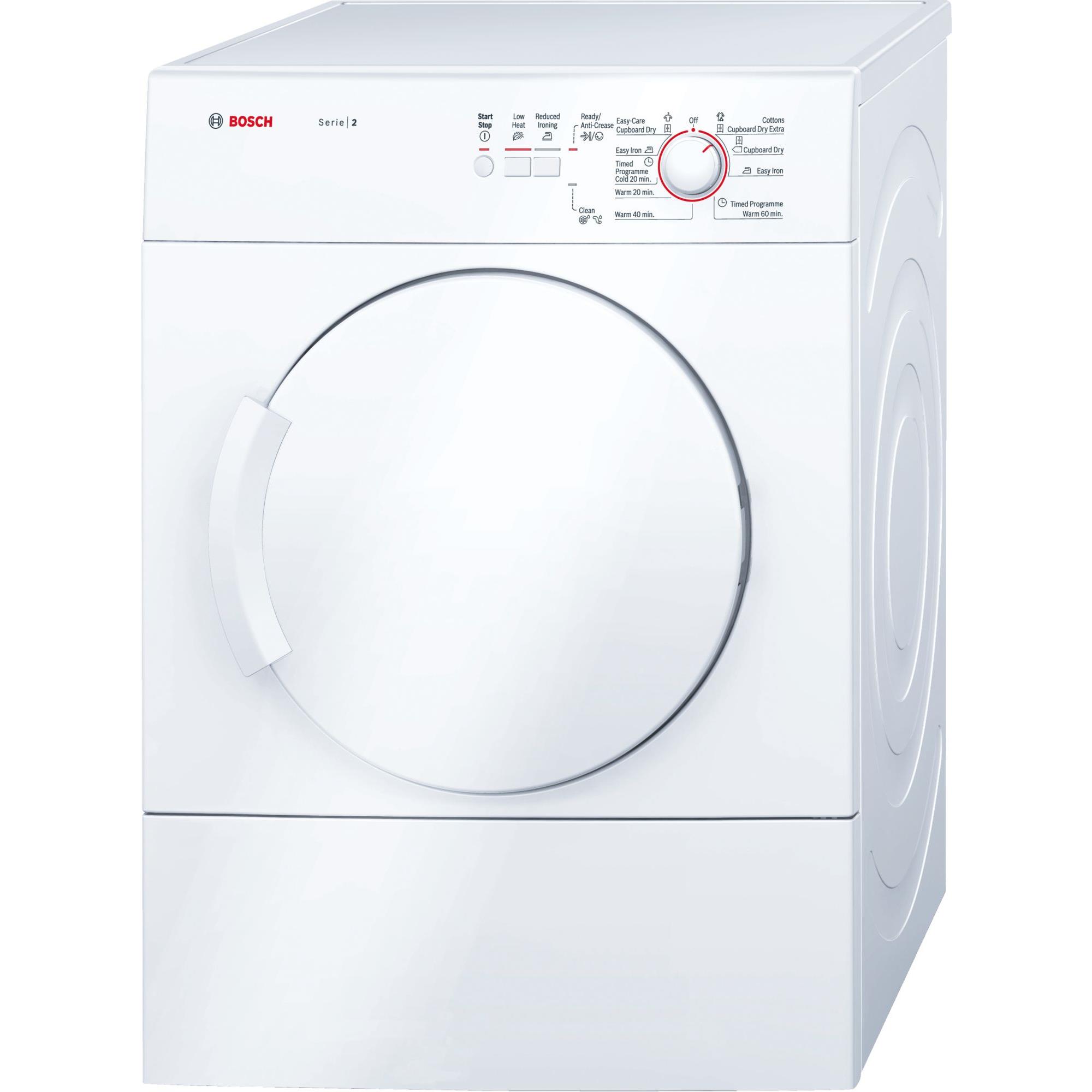 Noel Grimley Electrics - Bosch 6kg White Vented Tumble Dryer