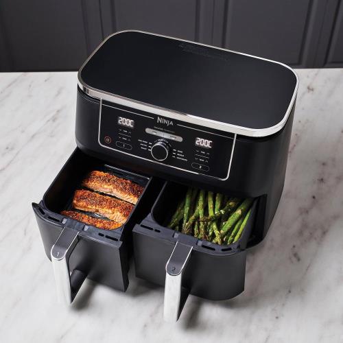 Noel Grimley Electrics - Ninja AF400UK XL Dual Zone Air Fryer Black