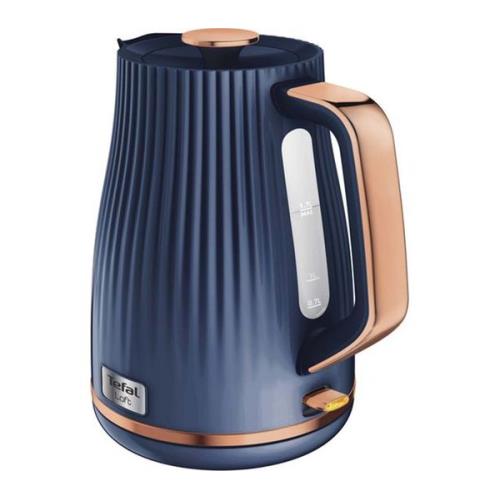 navy blue electric kettle