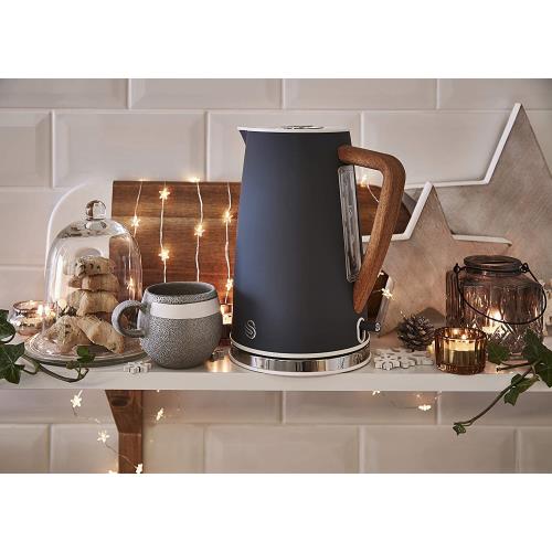 swan nordic grey kettle and toaster