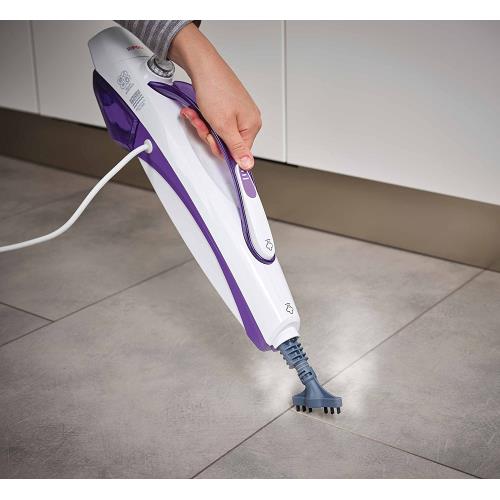 Polti Vaporetto SV440_Double Steam Mop with Portable Cleaner and Vaporforce  Brush, 15 in 1, Kills and Eliminates 99.9% * Viruses, Bacilli and