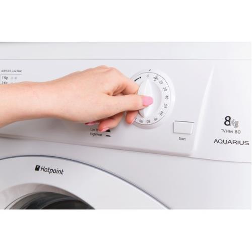 Noel Grimley Electrics Hotpoint 8kg White Vented Tumble Dryer TVHM80CP